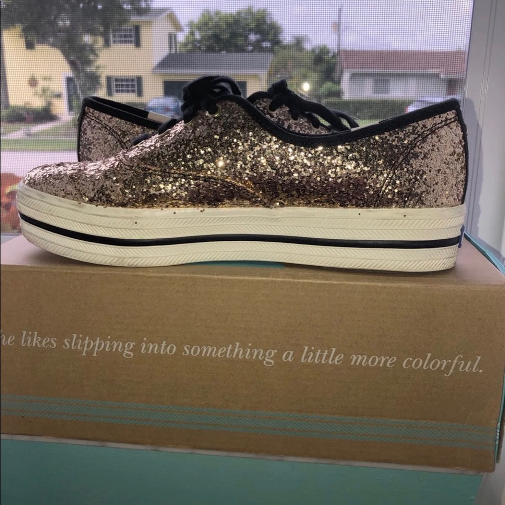 Kate Spade Glitter Keds